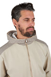 XSoft zipup sweatshirt in viscose with Alcantara details