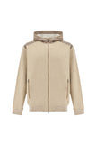XSoft zipup sweatshirt in viscose with Alcantara details