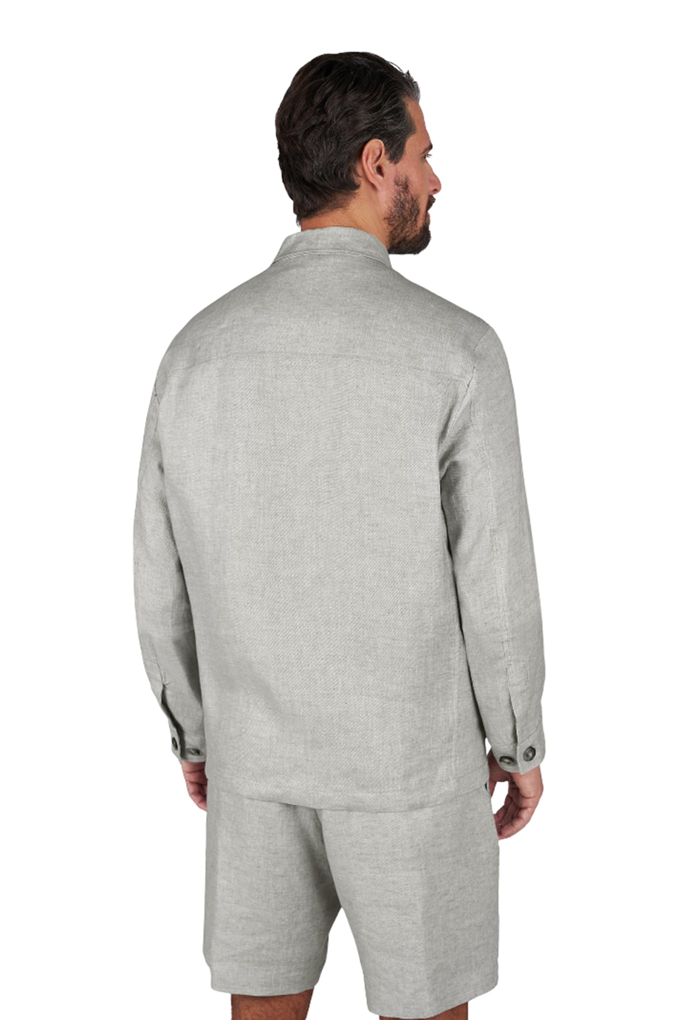 Chore overshirt in linen