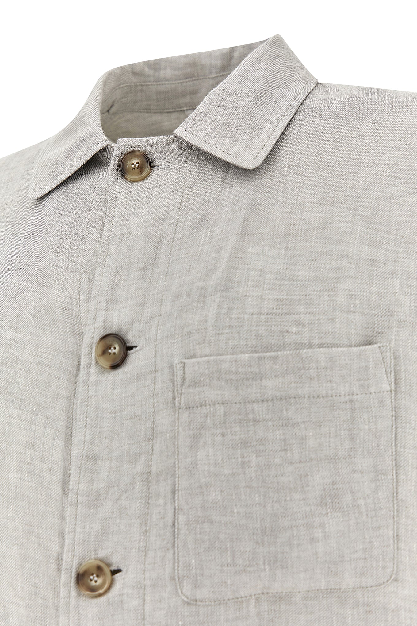 Chore overshirt in linen