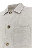 Chore overshirt in linen