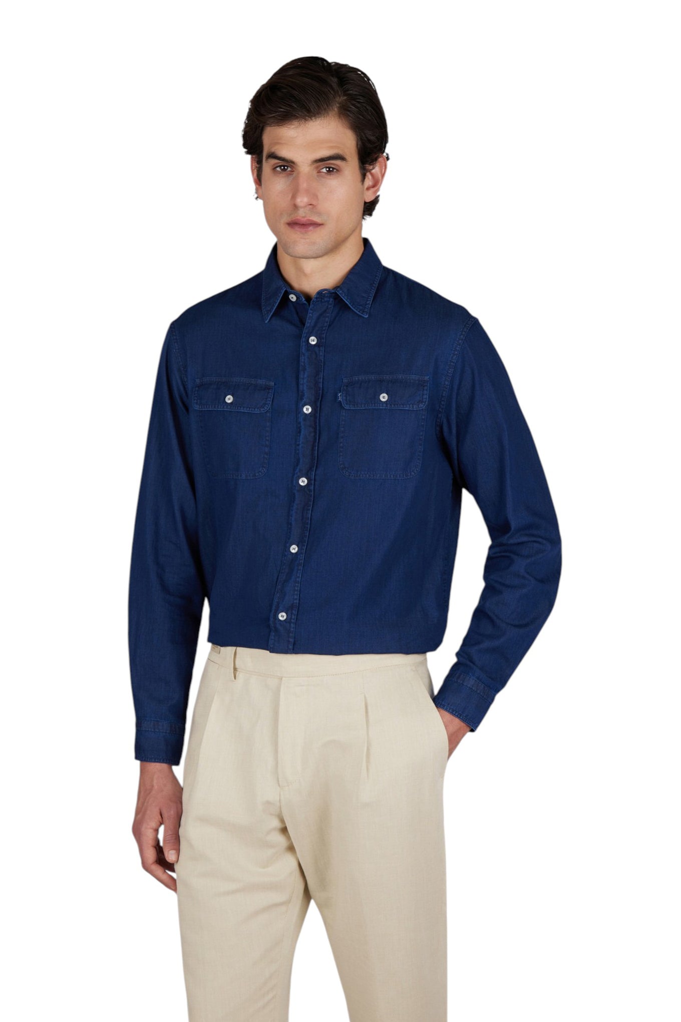 XSoft shirt in Giza cotton denim