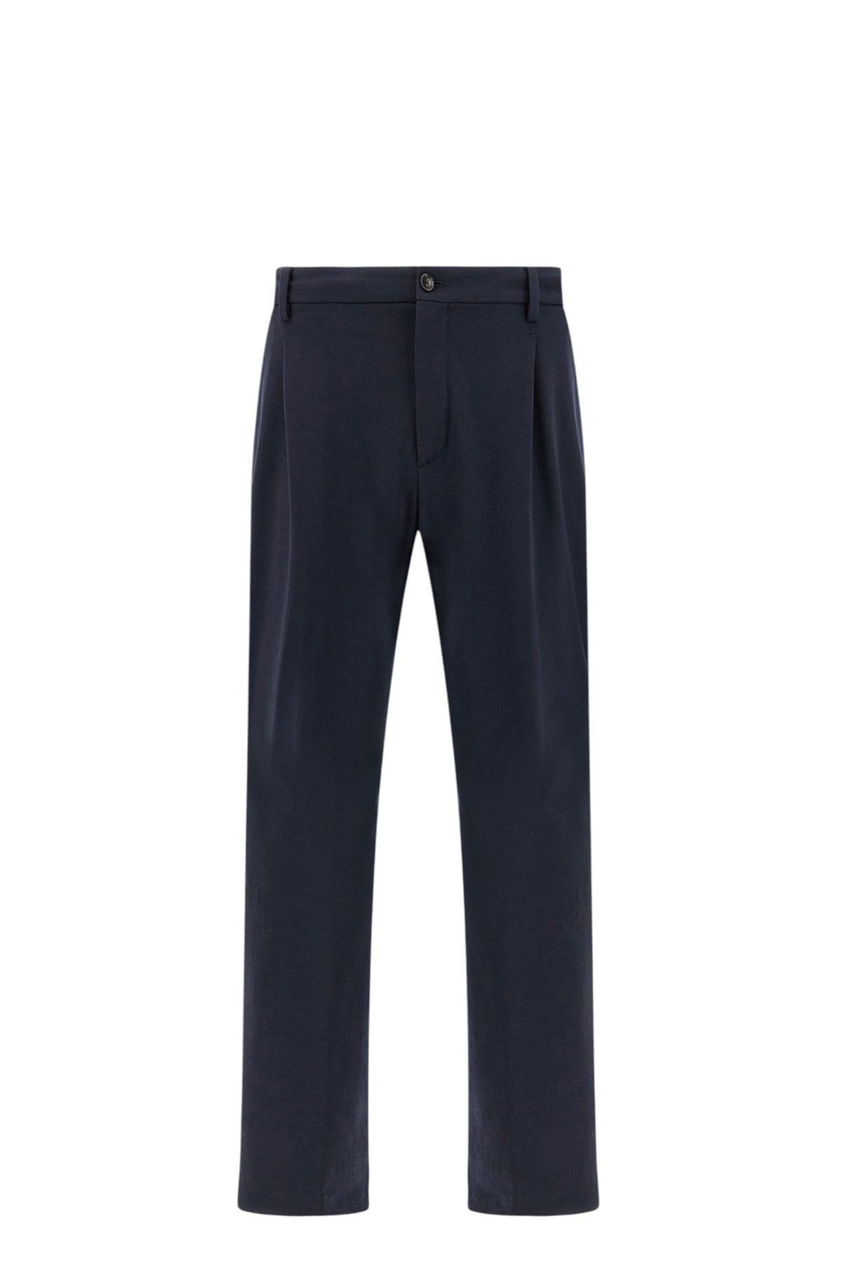 Dynamic chino trousers with pleats