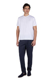 Dynamic chino trousers with pleats