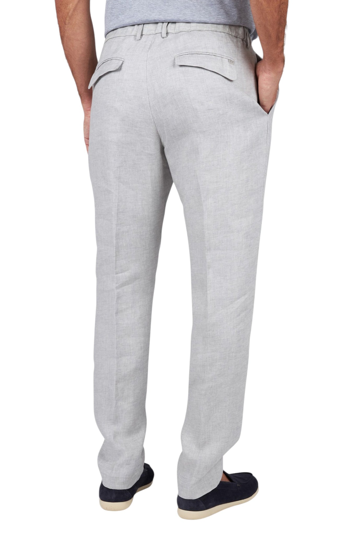 Linen chino trousers