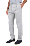 Linen chino trousers