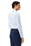 Slim Fit Herringbone Formal Shirt With Dublin Collar