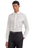White regular fit Impeccabile cotton shirt