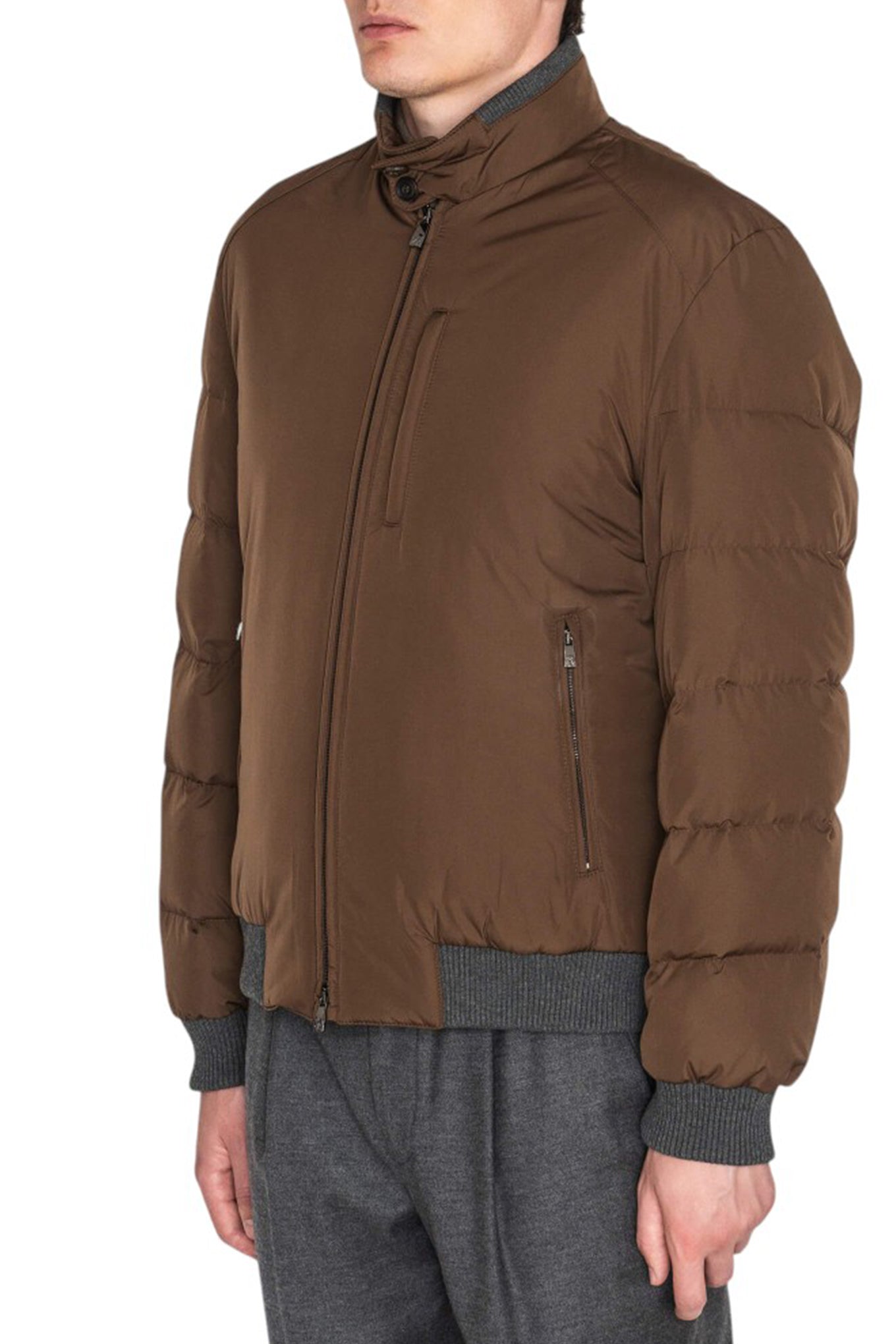 Down-filled Brown jacket