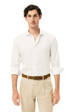 Slim Fit Cotton Formal Shirt With Newport Collar