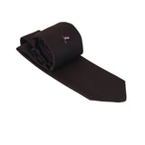 Dark Brown Talarico Silk Tie – Iraq Flag Edition