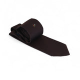 Dark Brown Talarico Silk Tie – Jordan Flag Edition