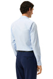 Slim Fit Striped Travel Shirt With Dublin Collar