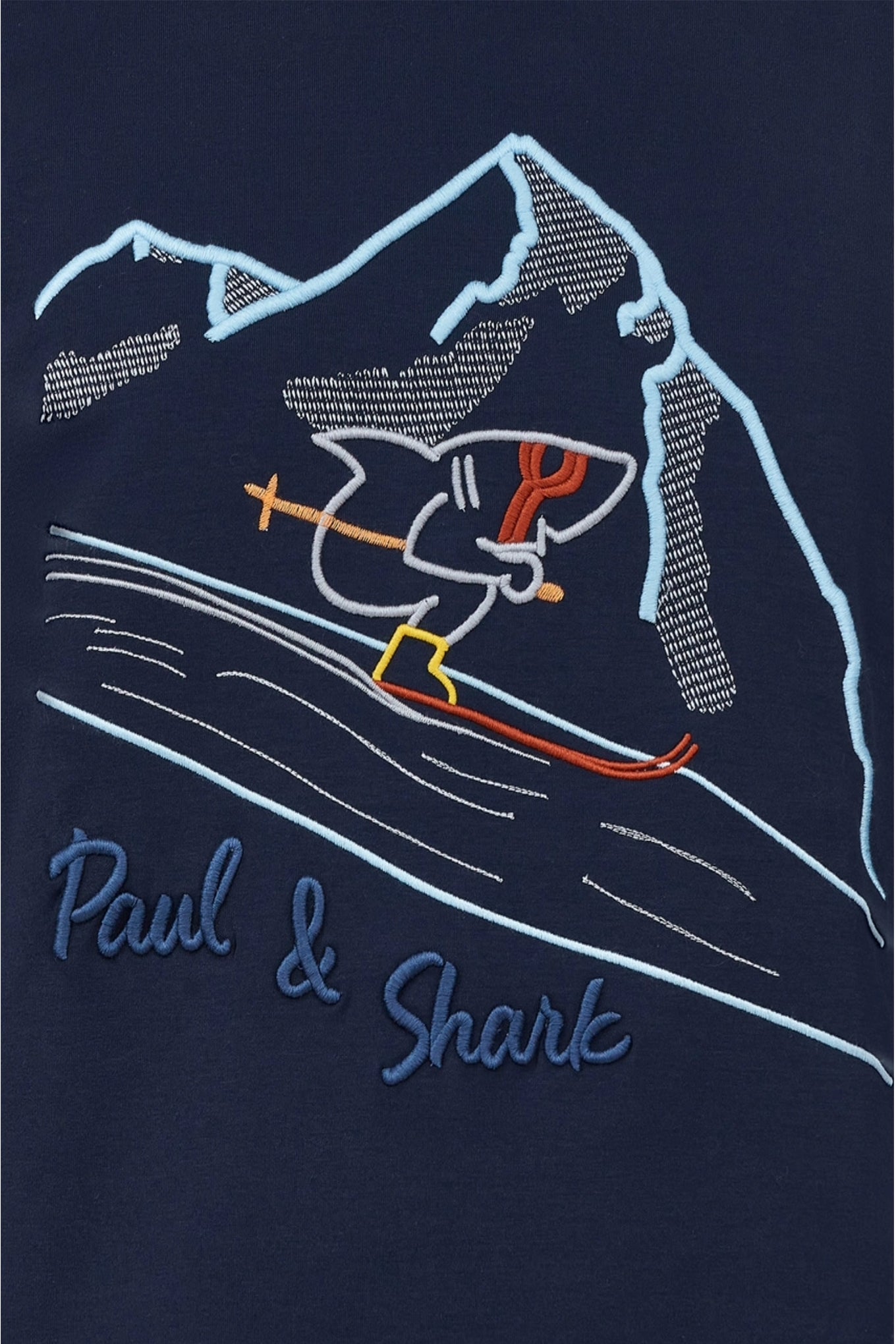Paul & Shark Embroidered Ski Motif Sweatshirt