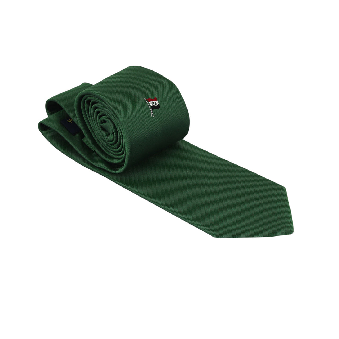 Green Talarico Silk Tie – Iraq Flag Edition