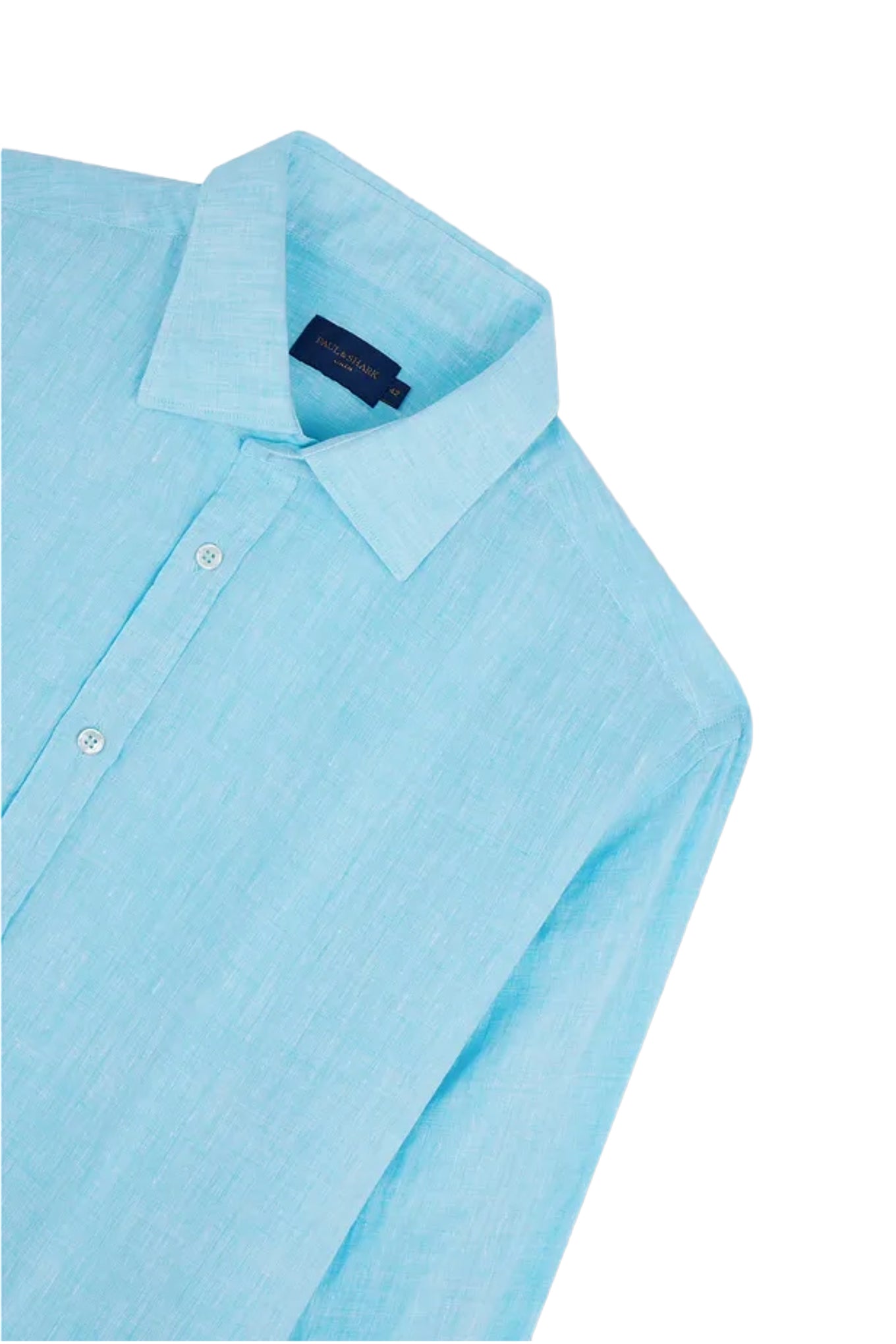 Linen shirt with French collar