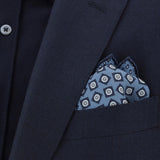 silk double print pocket square