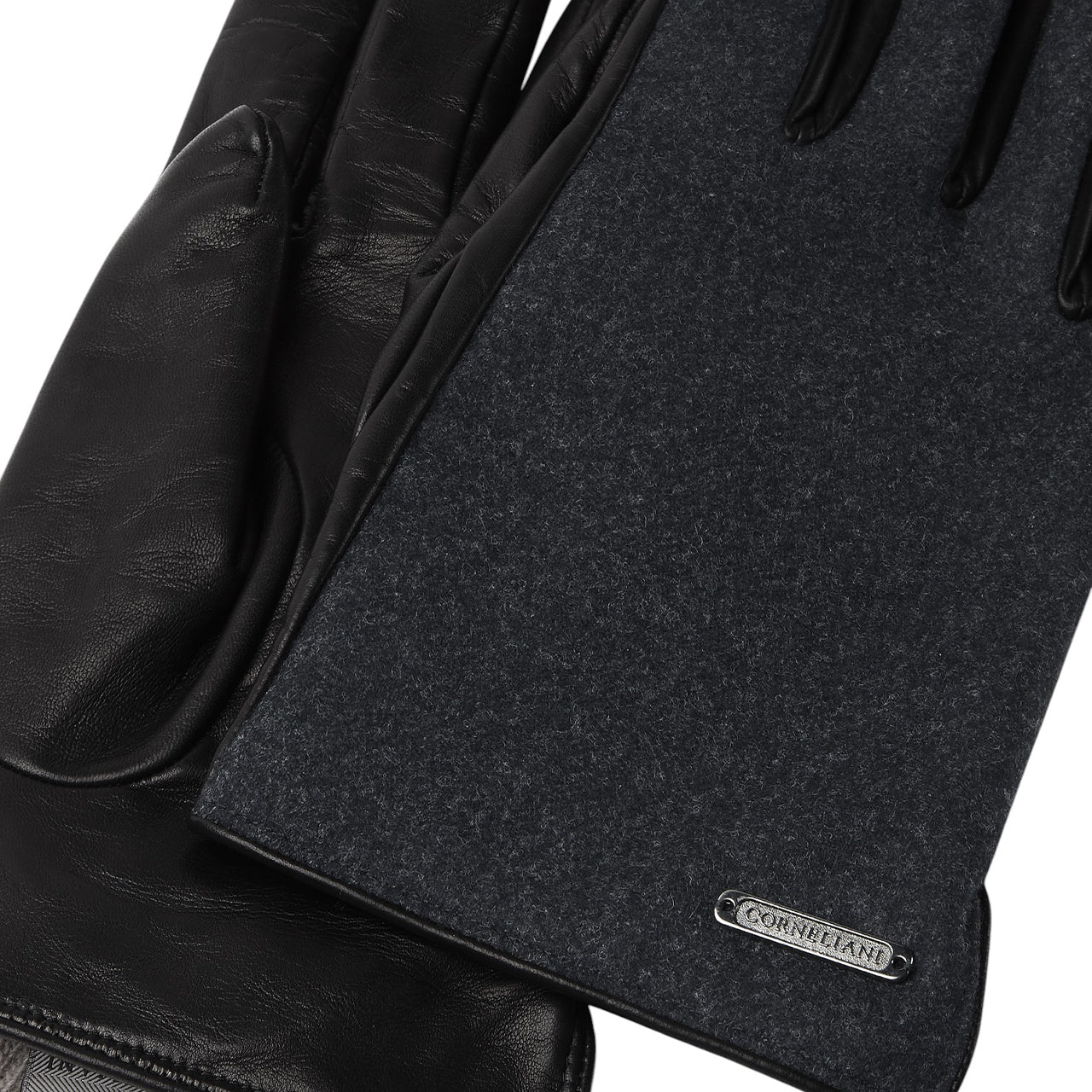 Black and Brown Combination gloves