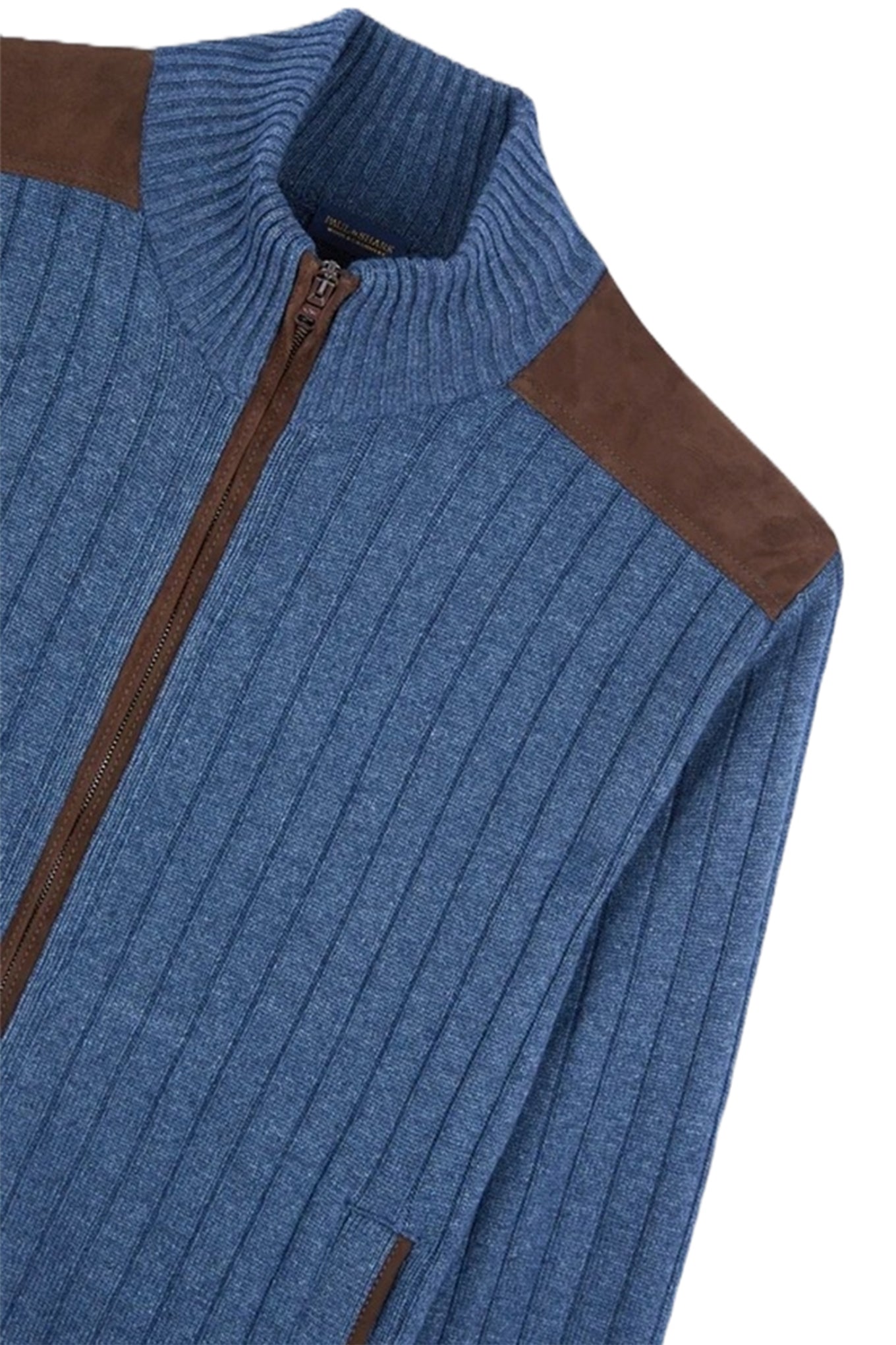 Wool and cashmere zip cardigan