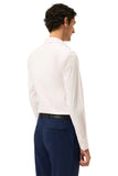 Slim Fit Striped Travel Shirt With Dublin Collar