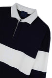 WINTER FLEECE COTTON POLO SHIRT WITH EMBROIDERY