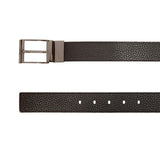 Shiffie 35mm Reversible And Adjustable Belt in Black And Ebony Leather