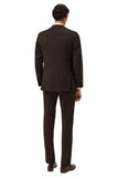 Slim Fit Herringbone Travel Suit