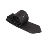 Dark Gray Talarico Silk Tie – Kurdistan Flag Edition