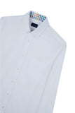 Camicia in cotone operato