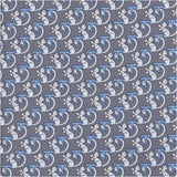 3-fold Tie in Silk with Kitten Pattern Gray - M49155