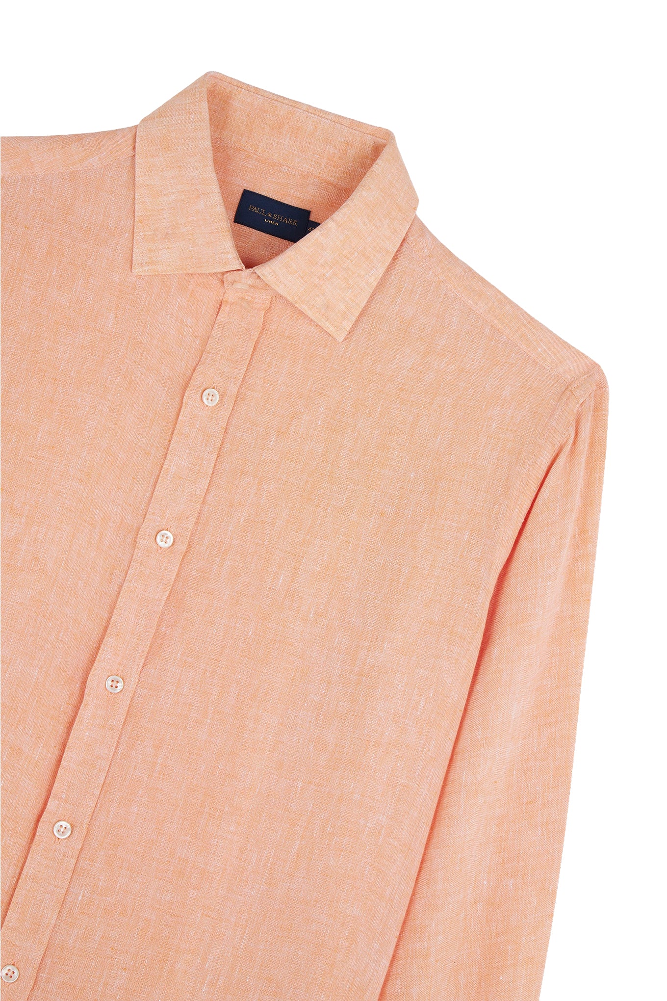 Linen shirt with French collar