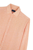 Linen shirt with French collar