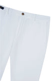 Linen chino pants with drawstring