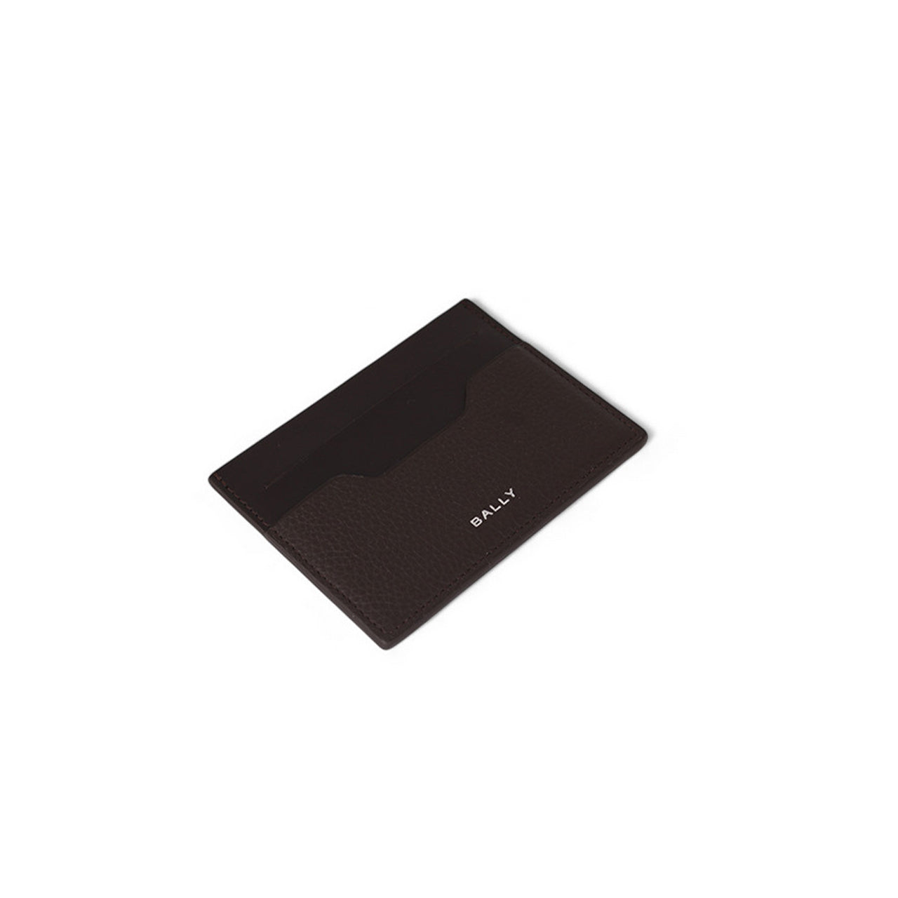 Bally Brown Leather Card Holder