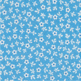 3-Fold Tie in Irish Linen Celestial Floral Pattern-M6501