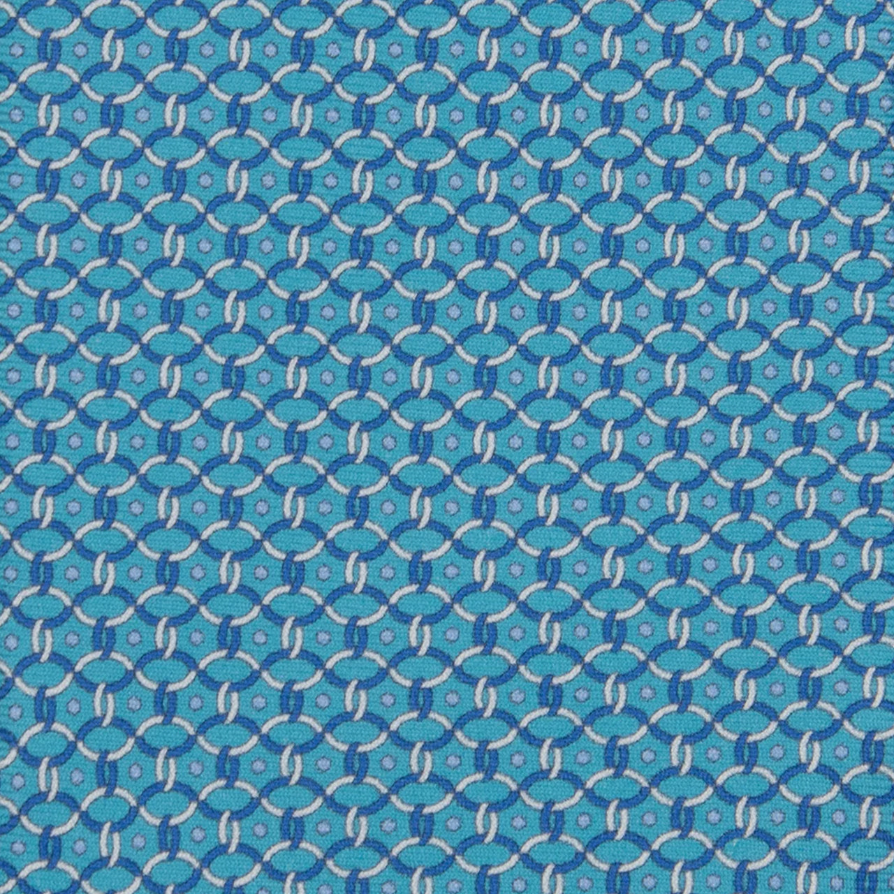 3-fold Silk Tie with Pool Chain Pattern - MO9962