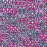 3-fold Silk Tie in Magenta Pattern - MO9373