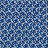 3-fold Silk Tie with Kitten Pattern in Light Blue - M49155
