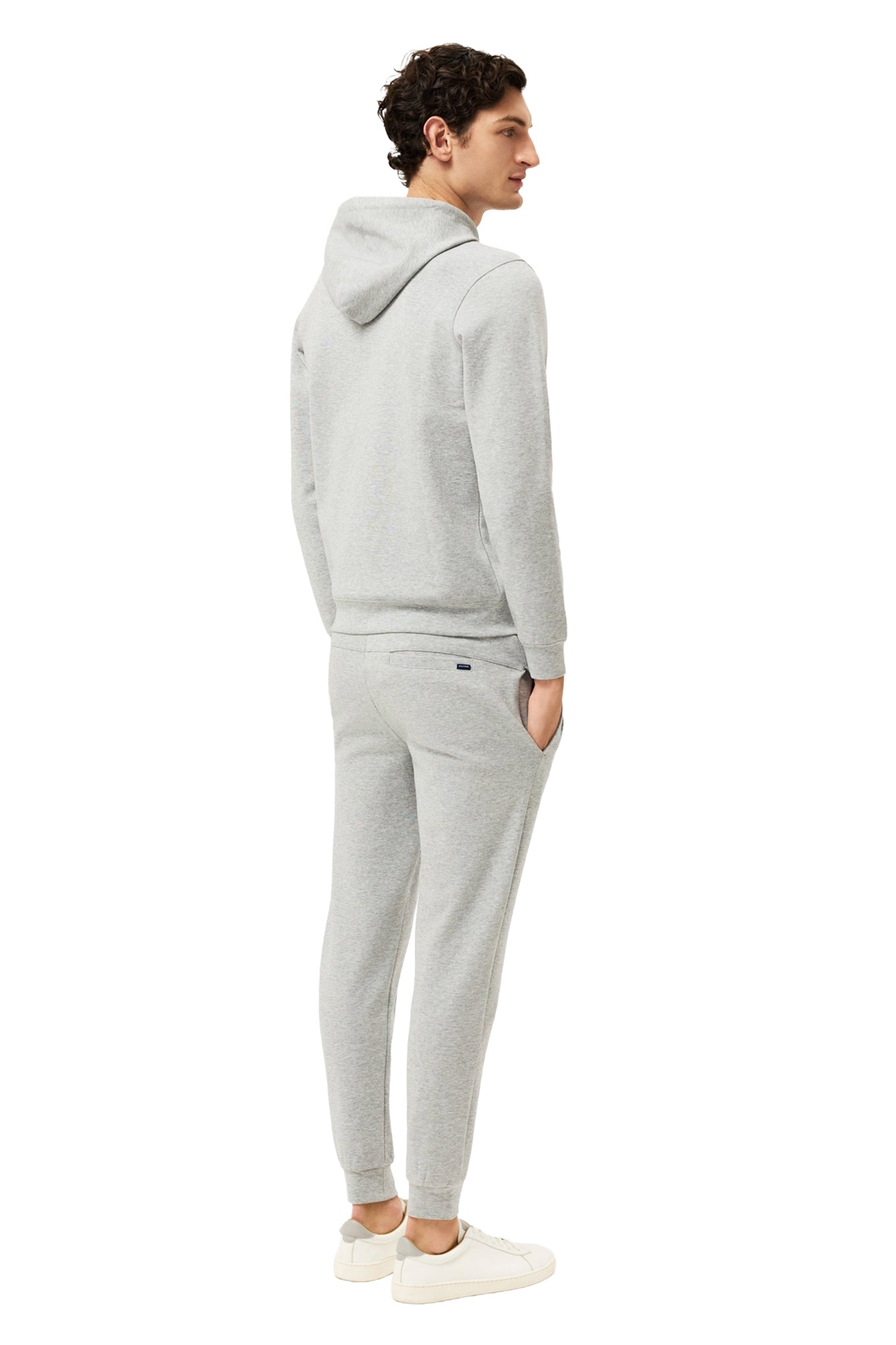 Cotton Fleece Jogger With Ribbed Waistband