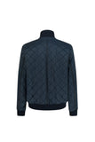 Puffer Jacket with Modular Zip Construction Navy Blue