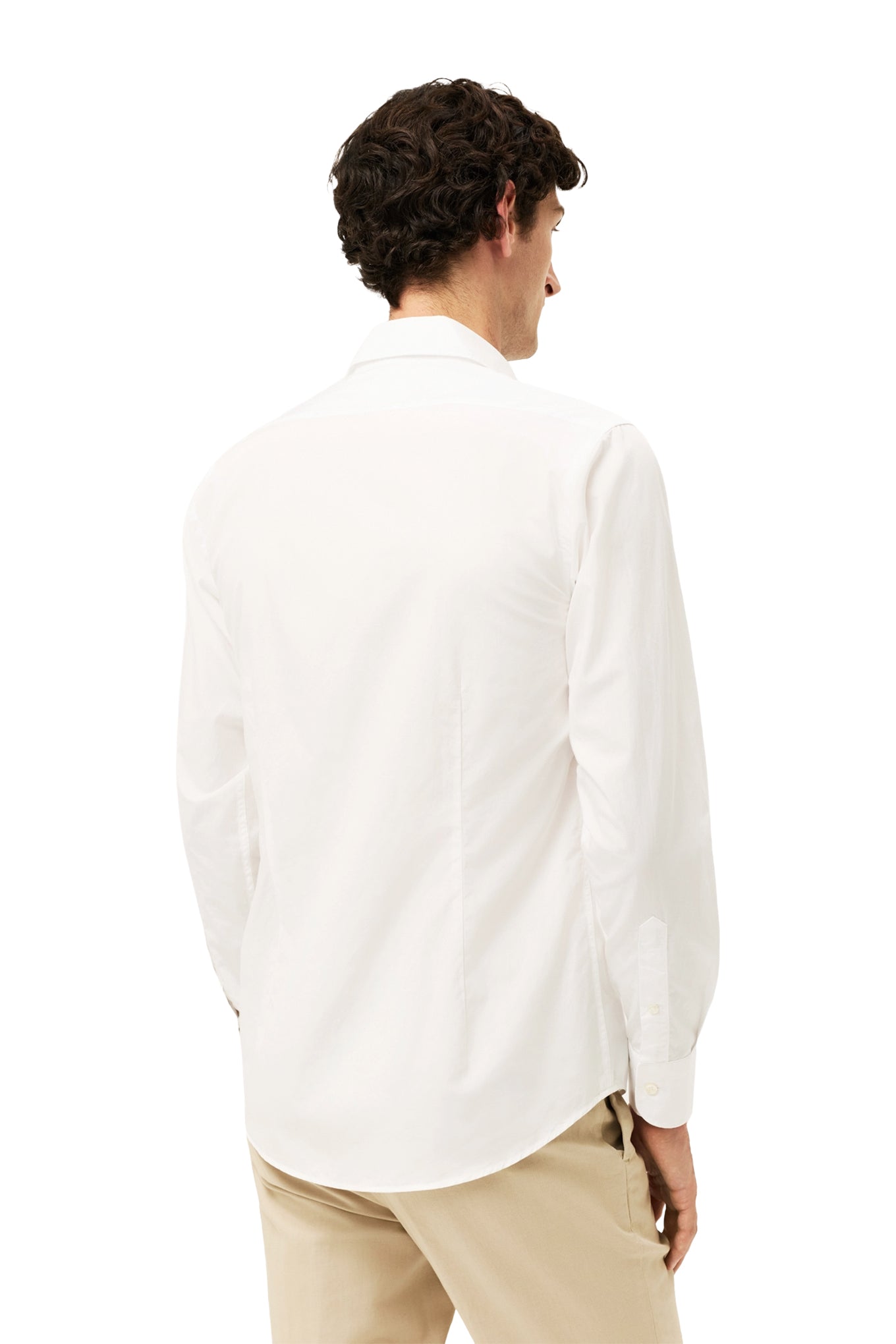 Slim Fit Cotton Formal Shirt With Newport Collar