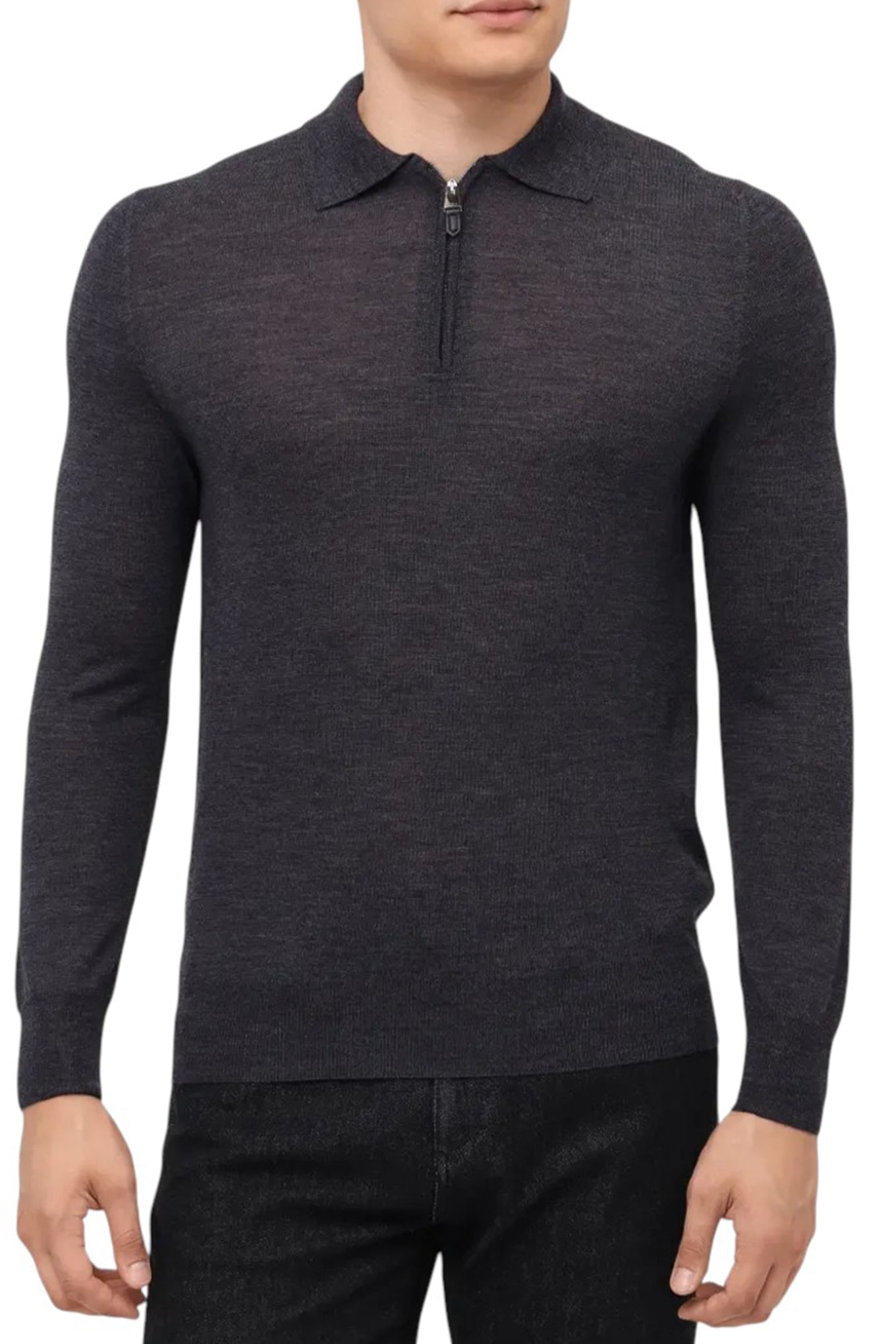 CANALI wool polo shirt