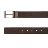 Shiffie 35mm Reversible And Adjustable Belt in Black And Ebony Leather
