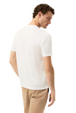 Liquid Cotton Jersey T Shirt With Flag Label