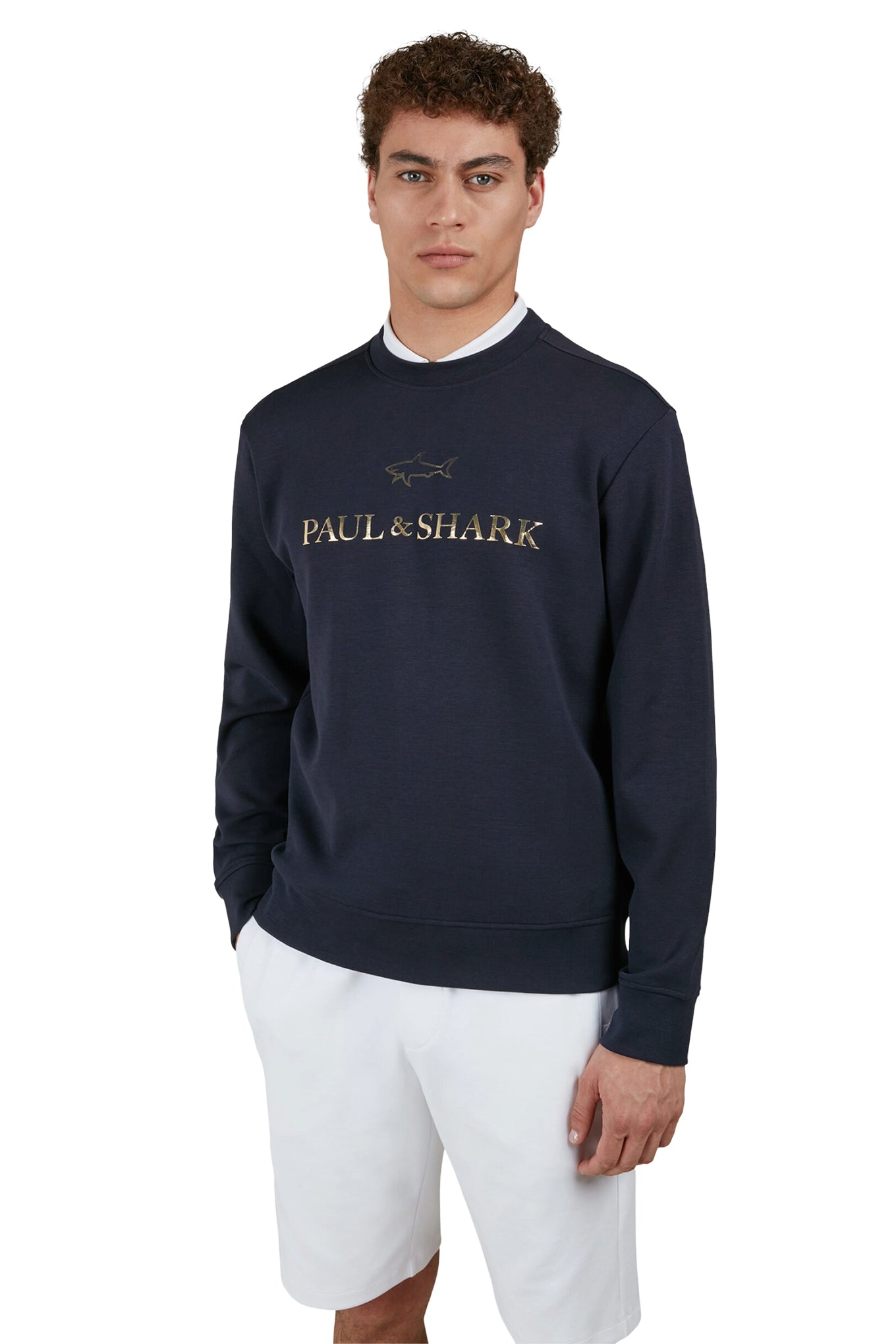 Mens Woven Cotton Nylon Sweatshirt