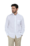 Camicia in cotone operato