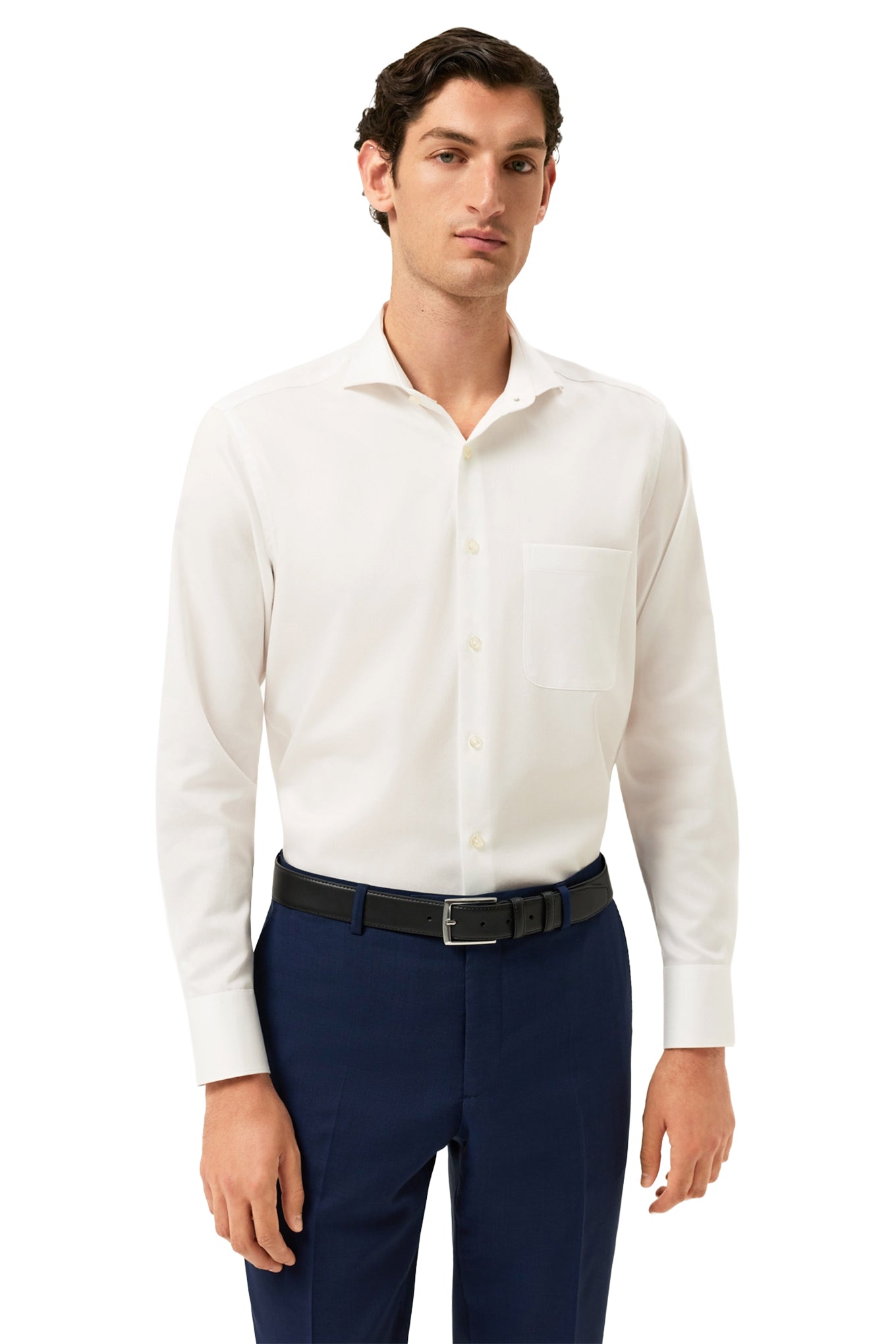 Regular Fit Classic Cotton Shirt With Dublin Collar