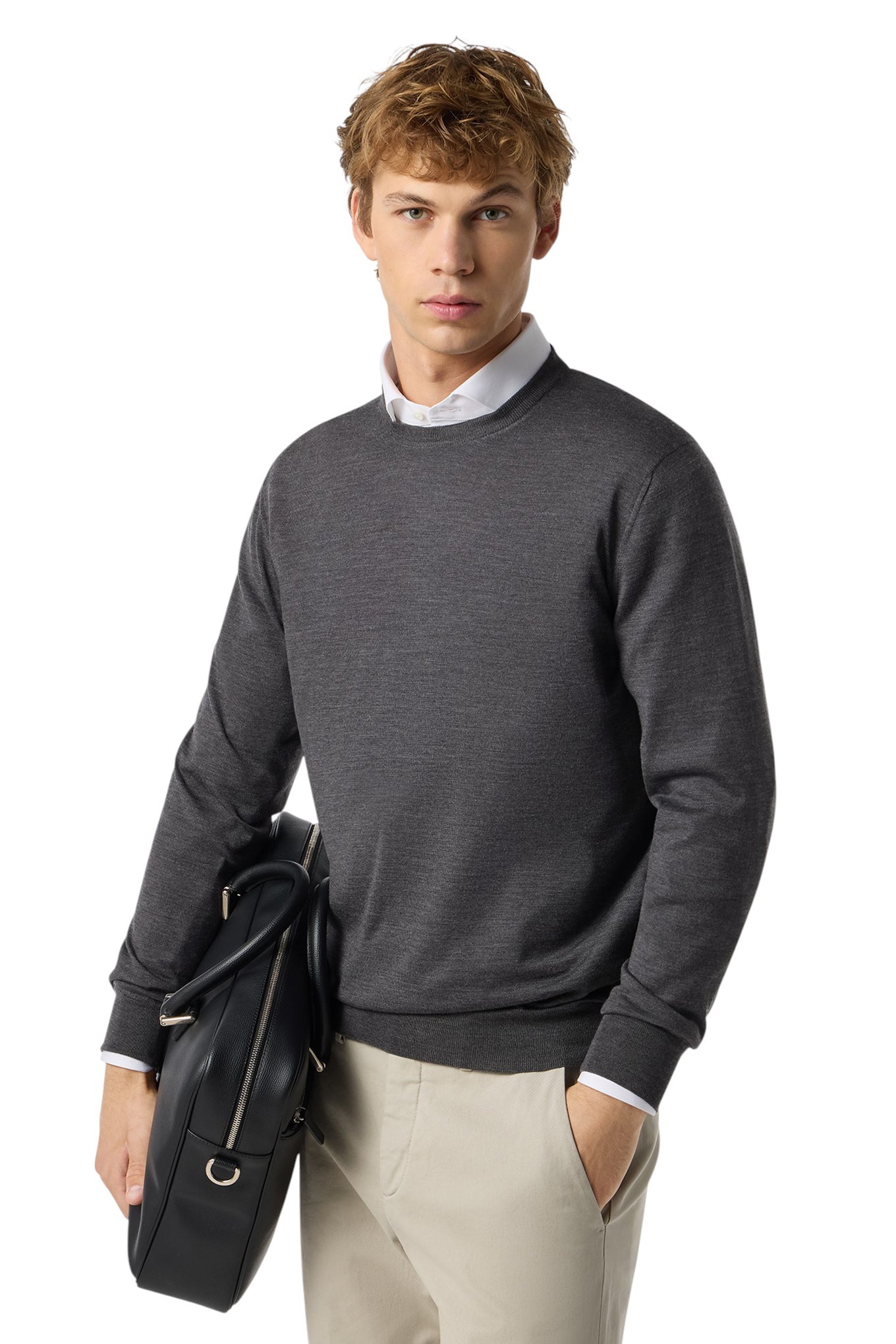 Gray Mens jumper CORNELIANI