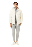 Down Puffer Jacket With Detachable Hood