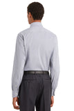 Gray regular fit stretch cotton shirt